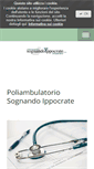 Mobile Screenshot of poliambulatoriosognandoippocrate.it